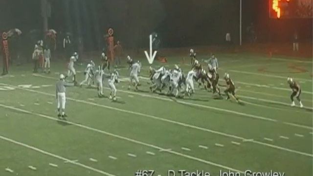 John Crowley Somers Football 2009 Defensive Highlights смотреть онлайн