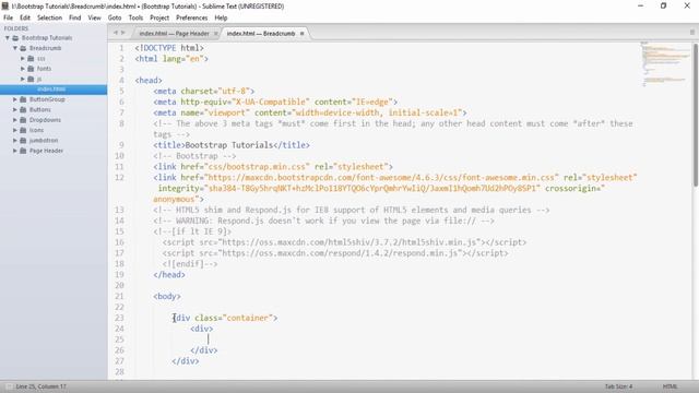 Bootstrap 3 Tutorials - #12 Breadcrumb смотреть онлайн
