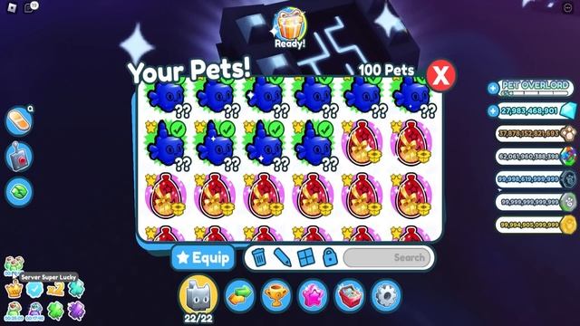 ШОК ОТКРЫЛ 100 TITANIC BALLOON EGGS И ОФИГЕЛ СКОЛЬКО ХУГОВ ВЫПАЛО В PET SIMULATOR X ROBLOX смотреть онлайн