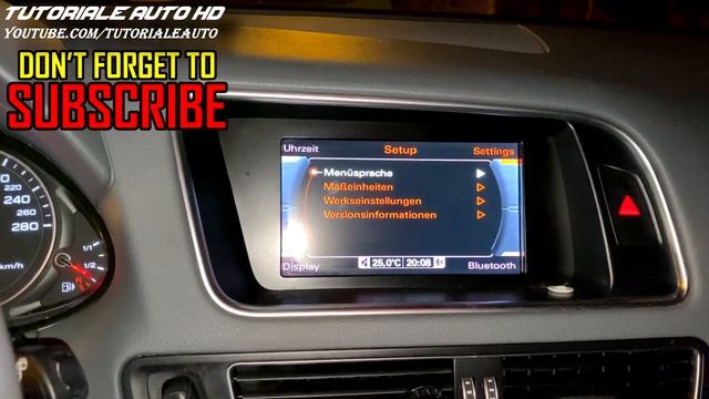 How To Change Language Audi A1 A4 A5 A6 A7 A8 Q3 Q5 Q7 MMI 3G German - English смотреть онлайн