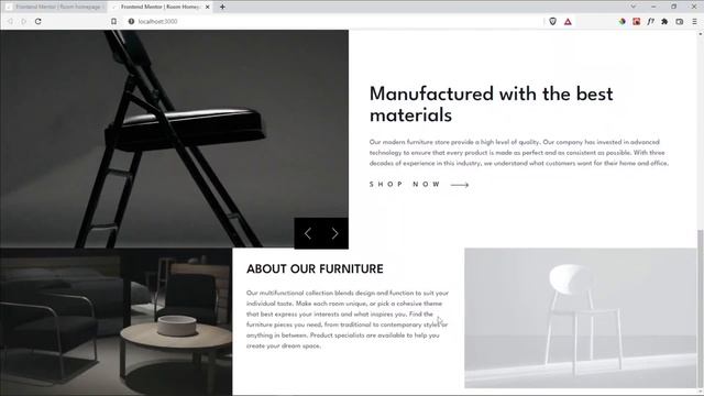 Room Homepage - Frontend Mentor Challenge смотреть онлайн