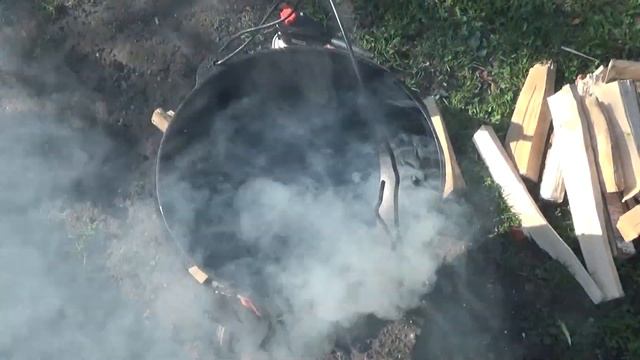 Паэлья с Морепродуктами и Курицей В КАЗАНЕ НА КОСТРЕ. смотреть онлайн