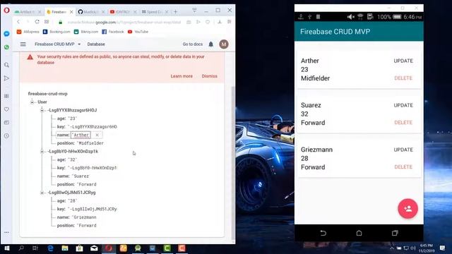 Firebase Realtime Database Tutorial for Android(MVP) - Demo #5 смотреть онлайн