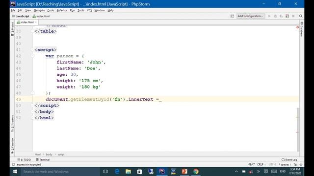 6. Objects in JavaScript смотреть онлайн