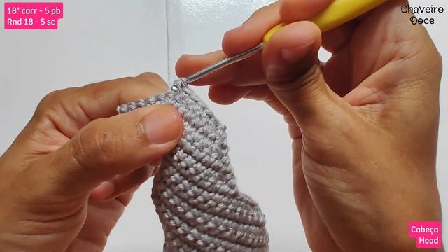 Chaveiro De Croche Cavalo Orfeu Em Amigurumi