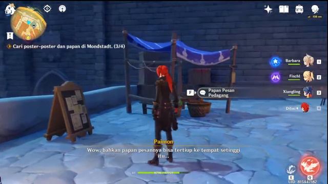 Cari Poster Poster dan Papan di Mondstadt Genshin Impact смотреть онлайн