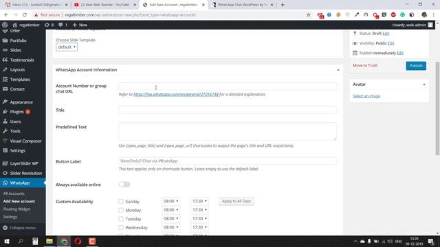 How to Add Whatsapp chat on Wordpress website смотреть онлайн