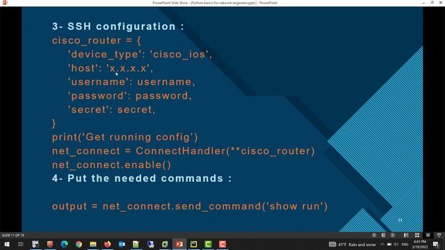 Backup Cisco device using python SSH netmiko смотреть онлайн