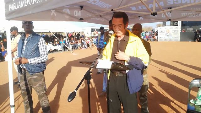 Former President Lt Gen DR Seretse Khama Ian Khama addressing a political rally смотреть онлайн