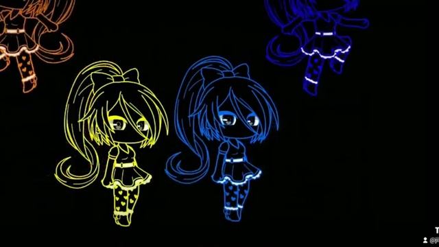 Разноцветные контуры~ / Gacha club / life. Гача клуб / лайф смотреть онлайн
