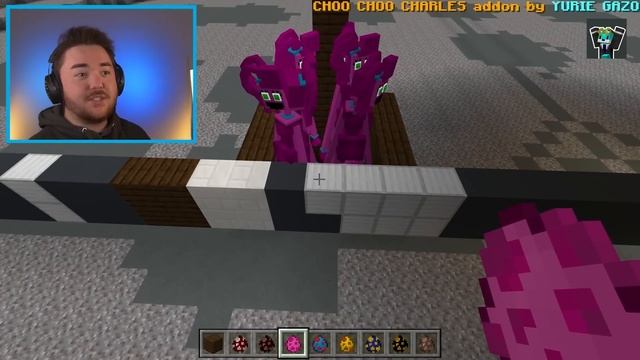 PLAYING THE CHOO CHOO CHARLES MINECRAFT MOD… (so amazing) смотреть онлайн
