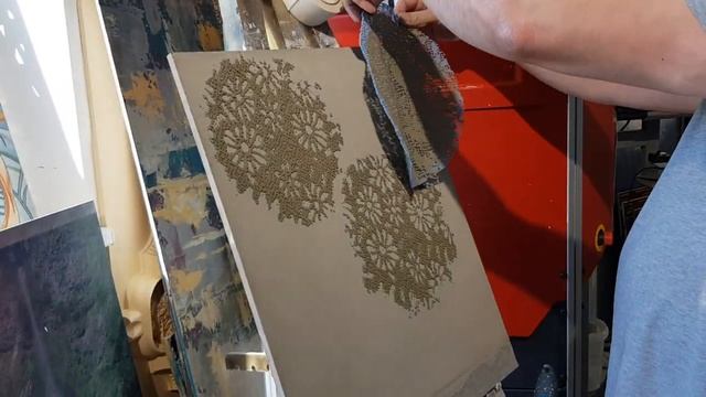 Огонь!_Декоративная штукатурка Салфеткой_Красиво и просто. смотреть онлайн