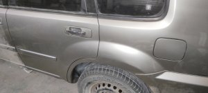 Ниссан Икс-Трейл. Замена порогов и арок. Покраска крыши.