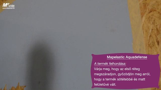 Vízszigetelés Mapelastic Aguadefense-el ?♂?