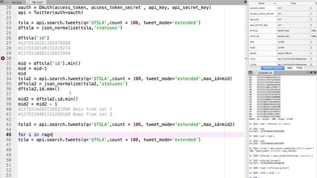 Business Analytics Programming Lab # 3 (Historical Tweets) смотреть онлайн