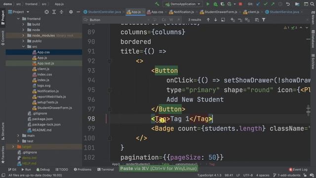 Amigos Code Full Stack Spring Boot and React PROFESSIONAL part 061 смотреть онлайн