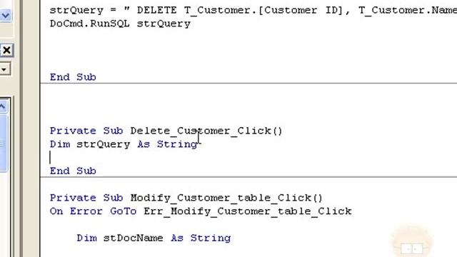 2.32 Queries Using SQL And VBA in Access смотреть онлайн