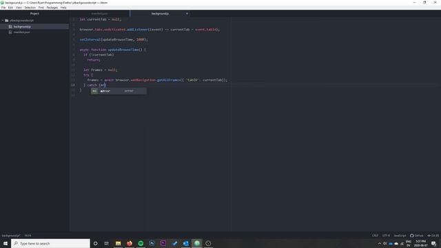 Firefox Extension Development [2] Background Script and Storage смотреть онлайн