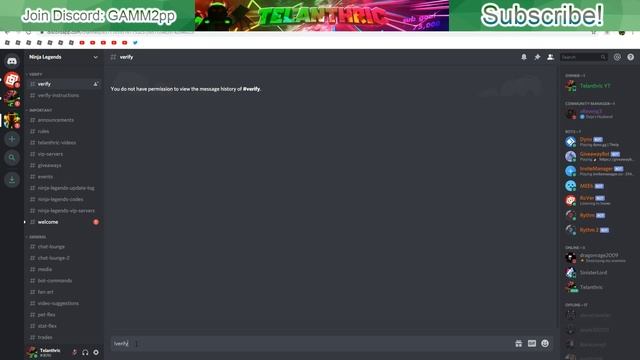 ROBLOX Ninja Legends Discord Server (Unofficial) смотреть онлайн