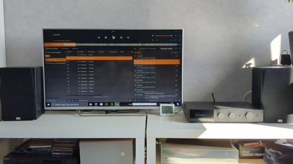 Акустика Phase Technology, усилитель Audiolab 9000A