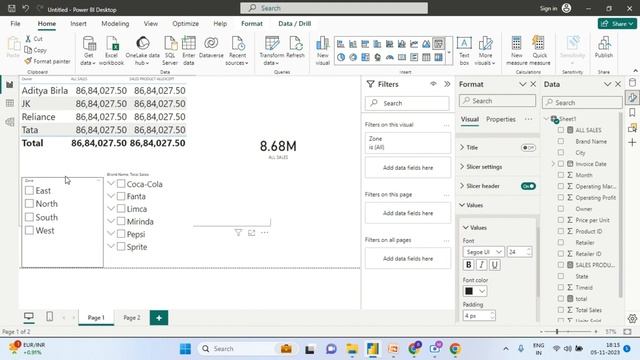 POWER BI   ALLEXCEPT