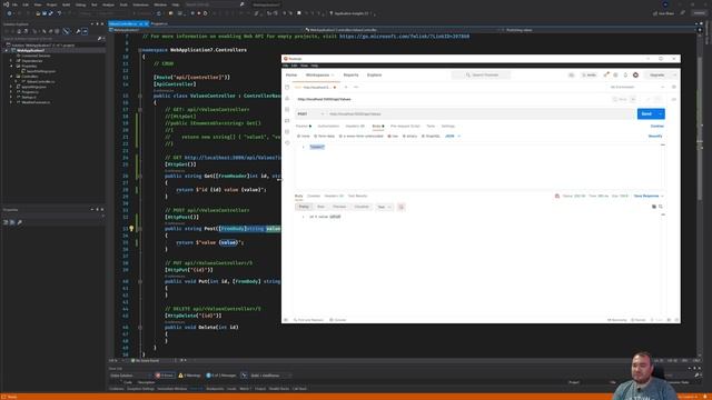REST 2. Передача аргументов REST в ASP .net Core смотреть онлайн