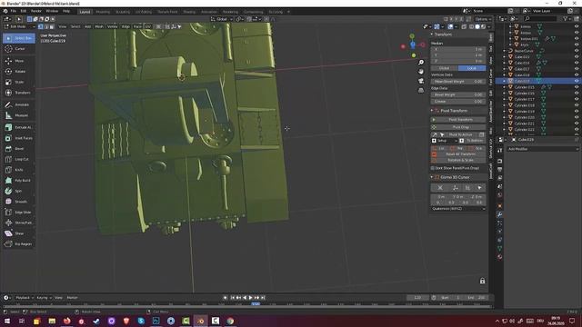 11.Blender Game Landscape. World of Tanks. Танк КВ Пушка (Part11) смотреть онлайн