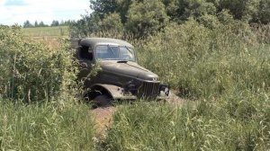 Засадили ЗиЛ 157 в болото!!! Советский грузовик на бездорожье!!!