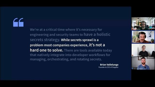 Webinar - Solving the Secrets Management Puzzle смотреть онлайн