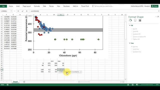 How to make a shaded region in an excel chart смотреть онлайн