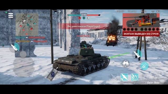 КВ-1(ЗиС-5) Лютейшая ИМБА в War Thunder Mobile. смотреть онлайн