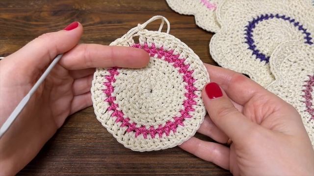Crochet Flower COASTER ? ПІДСТАВКА гачком смотреть онлайн