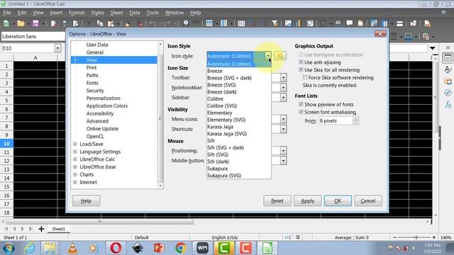 Change Theme In Libre Office Calc || How to Add Dark-Theme Friendly Icons to LibreOffice ?? смотреть онлайн