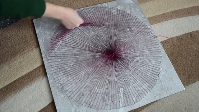 STRING ART TRIPTYCH | TUTORIAL | DIY | timelapse смотреть онлайн