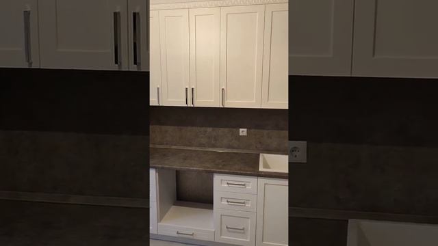 Кухня в неоклассическом стил.Изготовление мебели на заказ по индивидуальным размерам смотреть онлайн