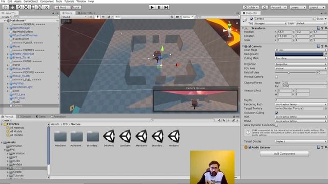 Making First Person Shooter FPS Game using FPS Microgame in Unity 3d | Hindi/Urdu | Part 1 смотреть онлайн