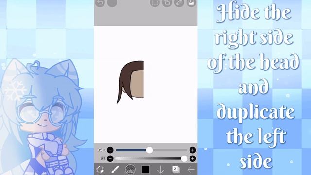 How To Make Front Facing Gacha Characters || No Lineart Needed! || Tutorials With Crystal-Part 1