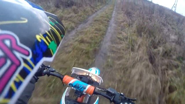 Покатушки на питбайке KAYO BASIC 125 смотреть онлайн