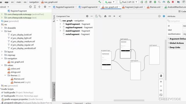 Android Login & Signup with Navigation Framework + BackStack | CheezyCode (Hindi) смотреть онлайн