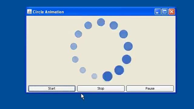 Java Swing spinning loading component смотреть онлайн