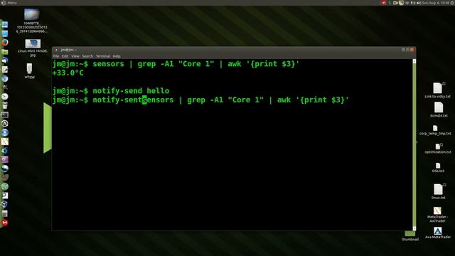 How to send a command to notify-send [Linux Terminal] смотреть онлайн