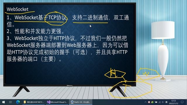 杨中科.NET6教程Part5-14：什么是WebSocket、SignalR смотреть онлайн