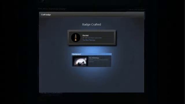 STEAM TRADING CARDS - The Blue Flamingo Badge Crafting [HD] смотреть онлайн