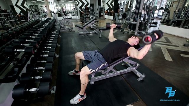 Разводка гантелей на вертикальной скамье смотреть онлайн