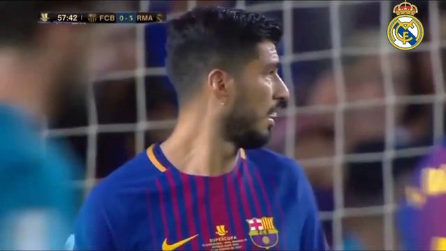 Real Madrid vs Barcelona: 11-1(Spanish super cup final 2017) highlights no mem смотреть онлайн