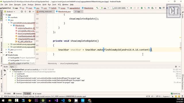 Android Show Update Available Dialog Inside App | In-App Updates API Flexible, Immediate 2021 смотреть онлайн