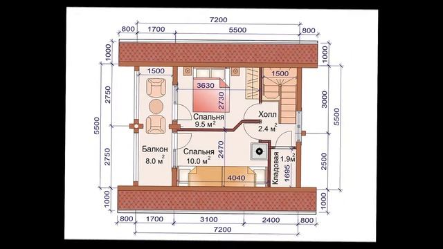 Баня 5,5х7,2 ПЕРМЬ смотреть онлайн