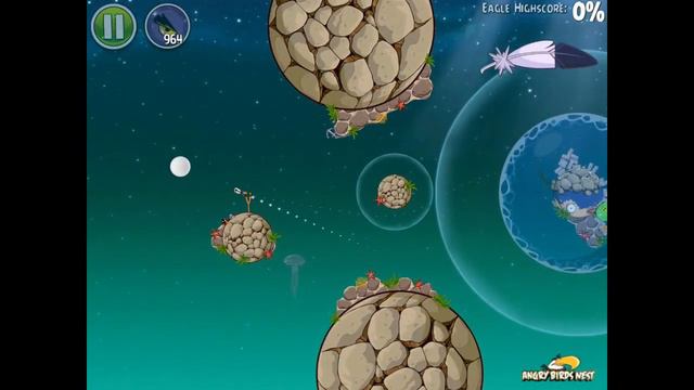 Angry Birds Space Pig Dipper 6-24 Space Eagle Walkthrough смотреть онлайн