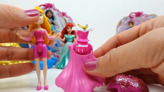 New Disney Princess Royal Clips Doll vs Magic Clips Doll Toys Review смотреть онлайн