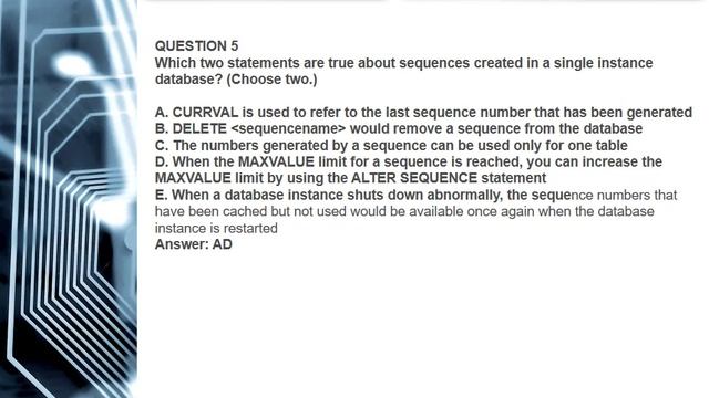 Free oracle 1z0-051 Exam Dumps смотреть онлайн